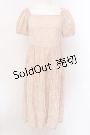 画像: Jane Marple / Holy graceエンパイアドレス M アプリコット O-25-02-19-017-JM-OP-OW-OS