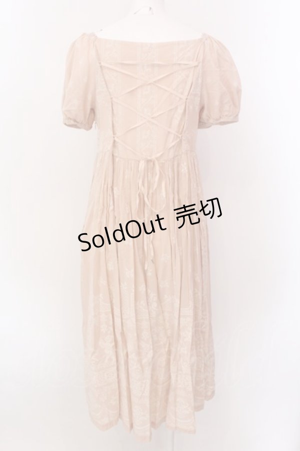 画像4: Jane Marple / Holy graceエンパイアドレス M アプリコット O-25-02-19-017-JM-OP-OW-OS (4)