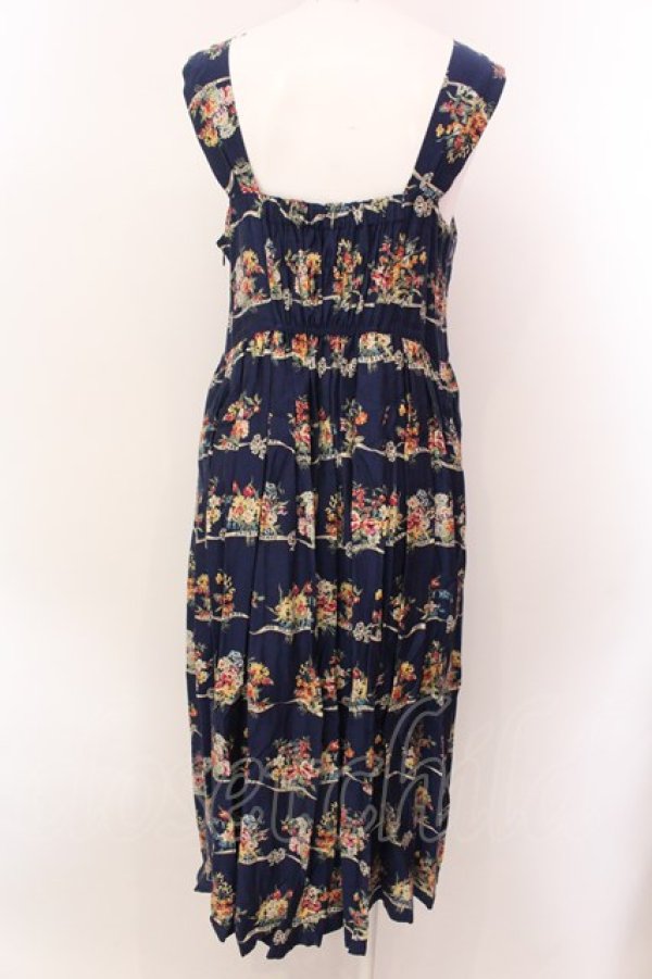 画像4: Jane Marple / Jubilee flowersストラップドレス M ネイビー O-25-02-19-023-JM-OP-IG-ZT005 (4)
