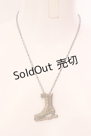 画像: Jane Marple / スケートシューズネックレス  アンティークゴールド O-25-02-20-032-JM-AC-IG-ZT432