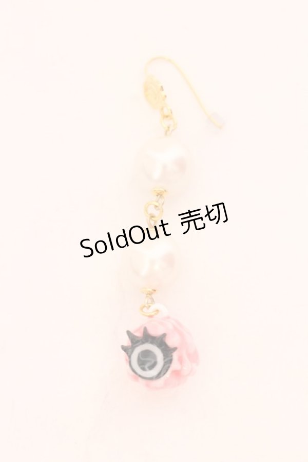 画像1: Q-pot. / メルティーモンスター ピアス  スウィートピンク O-25-02-20-063-QP-AC-IG-ZT432-F002 (1)