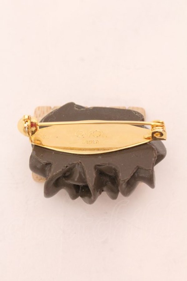 画像4: Q-pot. / Biscuit&Whip Brooch  チョコ O-25-02-20-069-QP-ZA-IG-ZT432 (4)