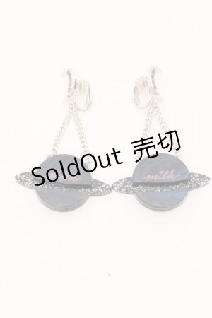 画像: MILK / MILK planet イヤリング  クロ O-25-02-20-072-ML-AC-IG-ZT432