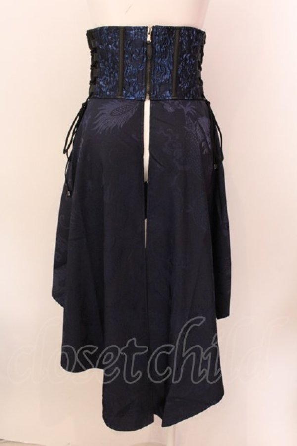 画像4: Qutie Frash / 蝙蝠ラップコルセット  ブルー O-25-02-20-006-QU-TO-IG-ZI (4)