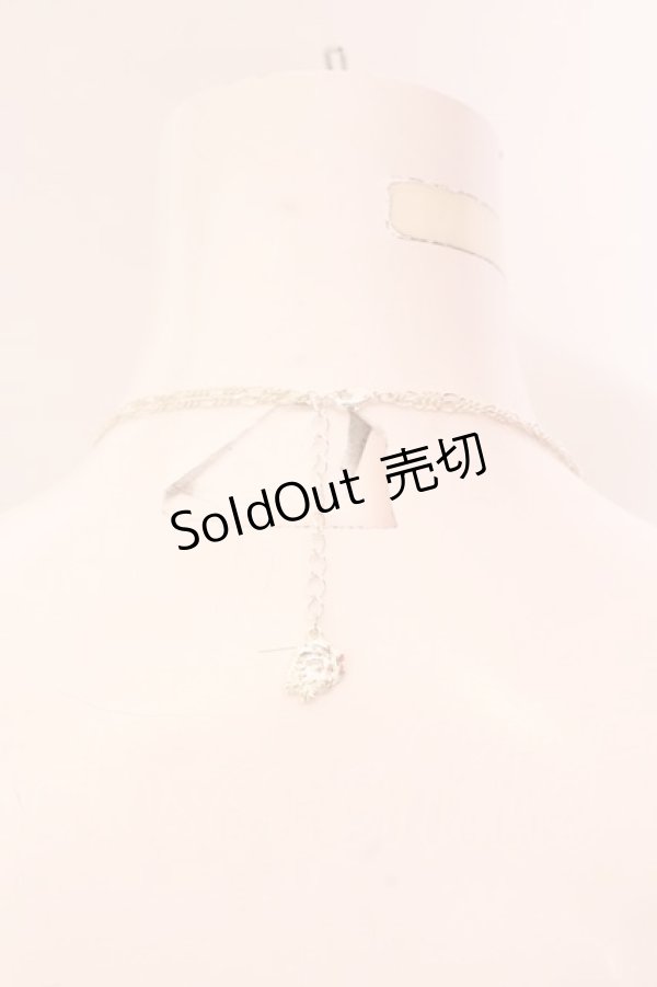 画像4: axes femme / ストーンビーズ2連ネックレス  シルバー O-25-02-20-023-AX-AC-IG-ZT432-F002 (4)