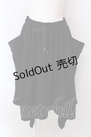 画像: WORLD WIDE LOVE！(Rydia) / スターメッシュランダムカットスカート 1 ブラック O-25-02-22-031-PU-SK-IG-OS