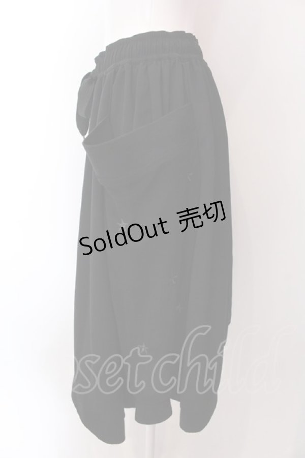 画像2: WORLD WIDE LOVE！(Rydia) / スターメッシュランダムカットスカート 1 ブラック O-25-02-22-031-PU-SK-IG-OS (2)