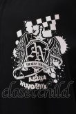 画像2: TRAVAS TOKYO / アイドルマスターコラボ　二宮飛鳥ラグランブルゾン F ブラック×ホワイト O-25-02-22-034-PU-JA-OW-OS (2)