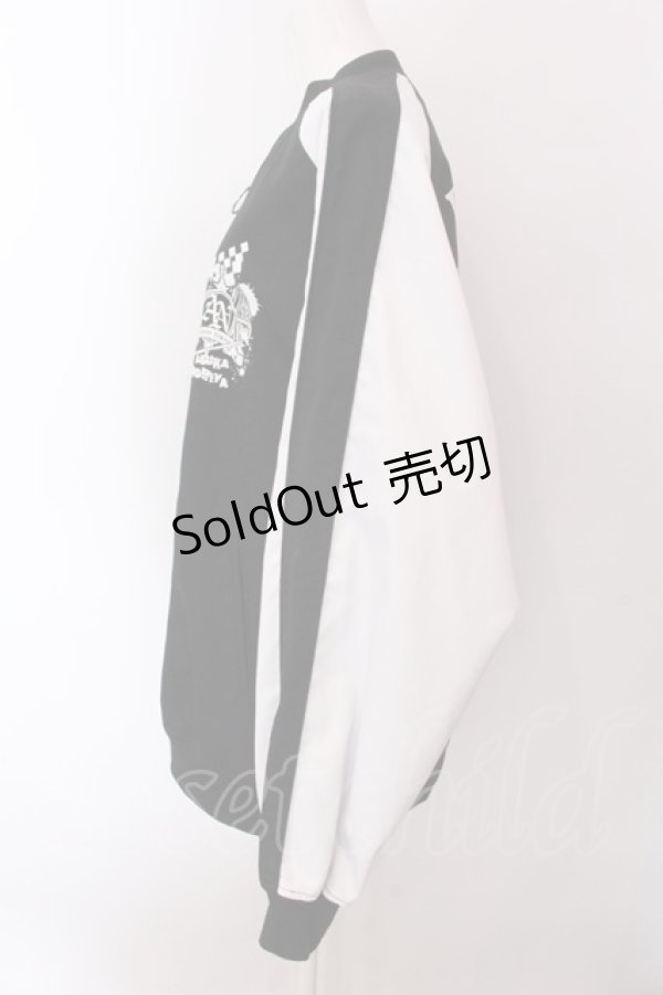 画像3: TRAVAS TOKYO / アイドルマスターコラボ　二宮飛鳥ラグランブルゾン F ブラック×ホワイト O-25-02-22-034-PU-JA-OW-ZY (3)