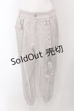 画像: Ozz conte / タクティカルカーゴパンツ  サテンベージュ O-25-02-22-005-OO-PA-IG-OS