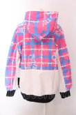 画像3: NieR Clothing / 高品質ORIGINAL JUMPER【ピンクブルー】  ホワイト×ピンク×ブルー O-25-02-22-043-PU-JA-IG-OS (3)