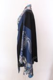 画像3: Qutie Frash / 着物ロングカーディガン  ブラック×ブルー O-25-02-22-063-QU-TO-OW-OS (3)