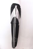 画像3: REFLEM / 2WAYメタリック切り替えジャージパンツ F ブラック×ホワイト O-25-02-22-001-PU-PA-OW-ZT436 (3)