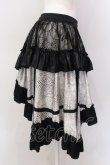 画像2: Qutie Frash / アシメパニエスカート  ブラックｘホワイト O-25-02-22-082-QU-SK-YM-ZI (2)
