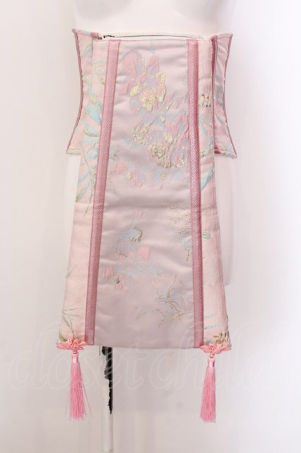 画像1: Qutie Frash / 花魁帯コルセット  ピンク O-25-02-22-085-QU-ZA-IG-ZI (1)