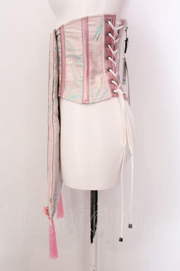 画像3: Qutie Frash / 花魁帯コルセット  ピンク O-25-02-22-085-QU-ZA-IG-ZI (3)
