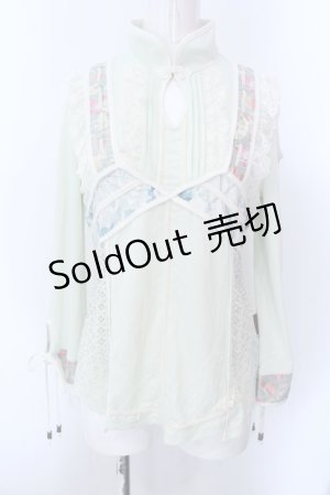画像: Ozz oneste / オフショルカットソー  ミント O-25-02-22-016-OO-TO-IG-ZI