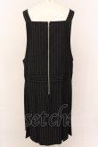 画像2: Jane Marple / Churchill stripe salopette skirt サロペットスカート M ネイビー O-25-02-23-042-JM-OP-IG-ZT0430 (2)