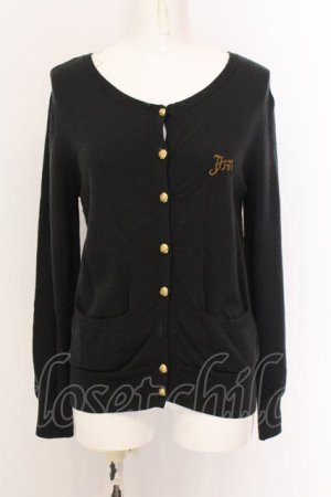 画像: Jane Marple / ユニオンジャックストールカーディガン【ストール欠品】 M クロ O-25-02-23-049-JM-TO-IG-ZT0430