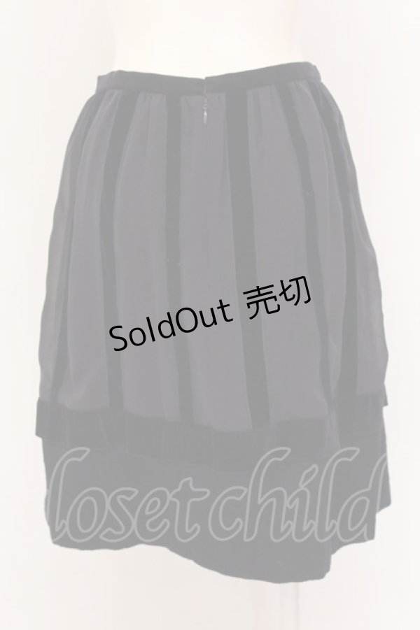 画像2: Jane Marple / 別珍配色スカート M ネイビー O-25-02-23-056-JM-SK-OW-OS (2)