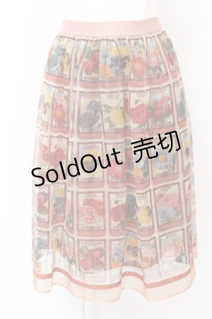 画像: Jane Marple / Seeds of hope シアースカート M アプリコット O-25-02-23-060-JM-SK-IG-OS