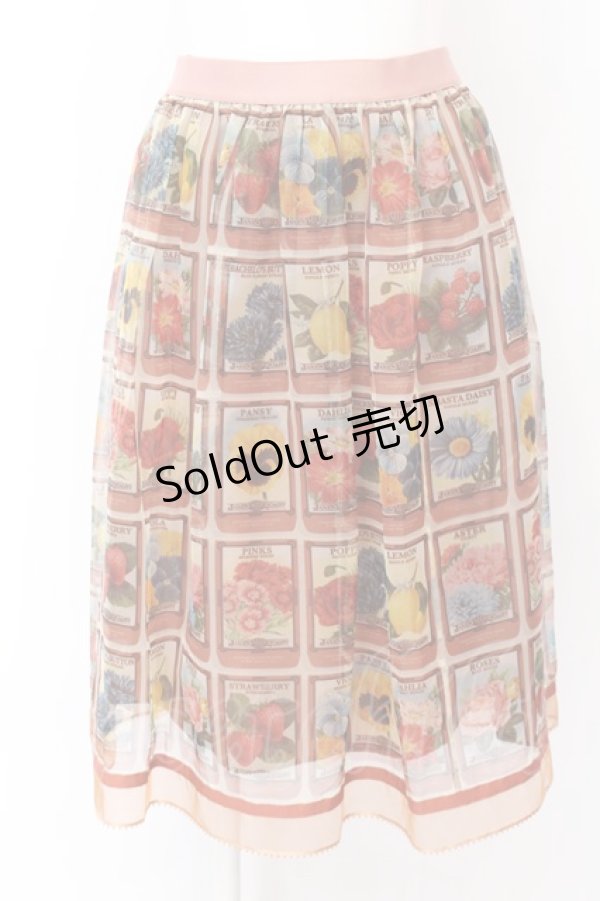 画像1: Jane Marple / Seeds of hope シアースカート M アプリコット O-25-02-23-060-JM-SK-IG-OS (1)