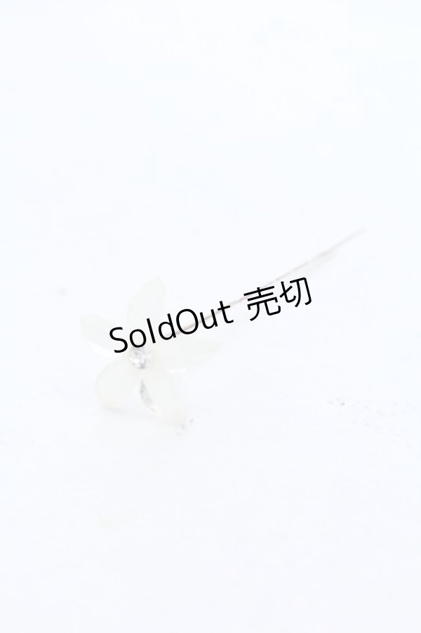 画像1: 【SALE】MARBLE / フラワーUピン  シルバー O-25-05-30-1003-GO-AC-IG-ZT444-F002 (1)