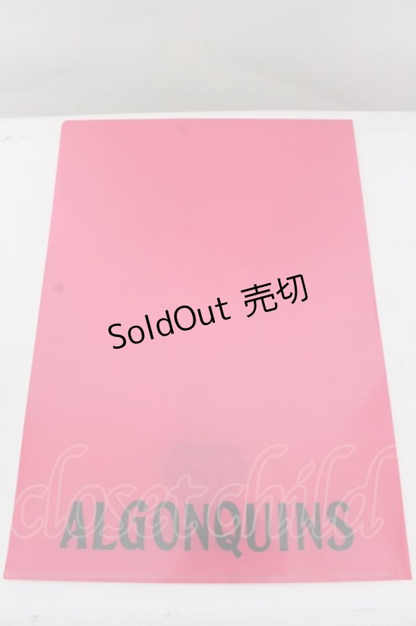 画像1: ALGONQUINS / クリアファイル  濃ピンク O-25-02-23-1072-AL-ZA-OW-OS (1)