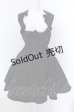 画像: alice auaa / ジャガードノースリーブワンピース 3 ブラック O-25-02-24-025-AA-OP-IG-OS