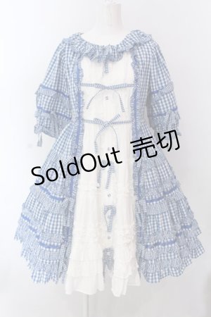 画像: Angelic Pretty / Little Houseワンピース  ブルー×シロ O-25-02-24-027-AP-OP-IG-OS