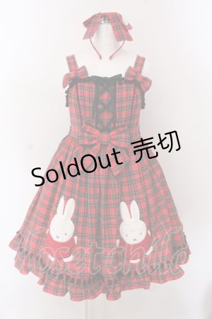 画像: Angelic Pretty / ミッフィージャンパースカートSet  アカ O-25-02-24-032-AP-OP-OW-OS