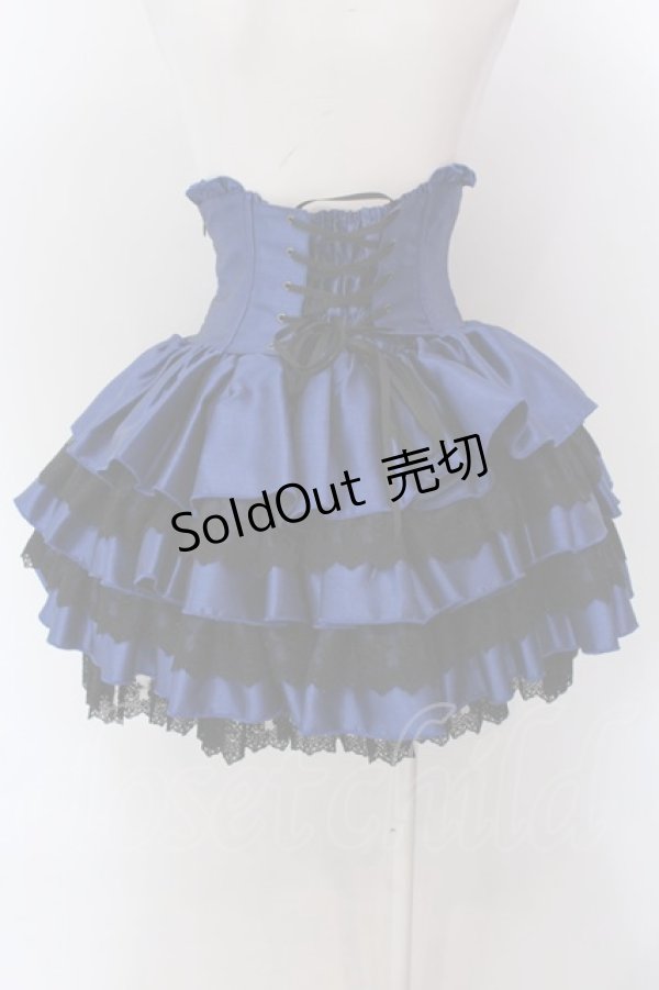 画像5: ATELIER PIERROT / ミニコルセットスカート  ブルー O-25-02-24-038-EL-SK-OW-OS (5)