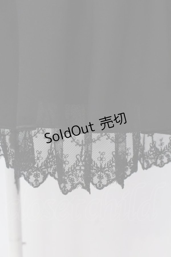 画像3: Vallee lys / Coquelicot dress ショート丈  ブラック O-25-02-24-039-EL-OP-OW-OS (3)