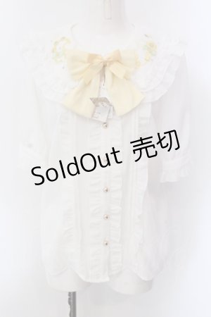 画像: Amavel / Magical IDOL Dream ブラウス  シロ×イエロー O-25-02-24-079-CA-BL-IG-OS
