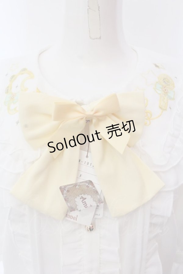 画像2: Amavel / Magical IDOL Dream ブラウス  シロ×イエロー O-25-02-24-079-CA-BL-IG-OS (2)