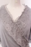 画像2: Swankiss / RS cross chiffon　O/P  公式色展開グレー O-25-02-24-082-CA-OP-IG-ZT0502 (2)