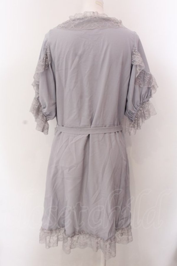 画像4: Swankiss / RS cross chiffon　O/P  公式色展開グレー O-25-02-24-082-CA-OP-IG-ZT0502 (4)