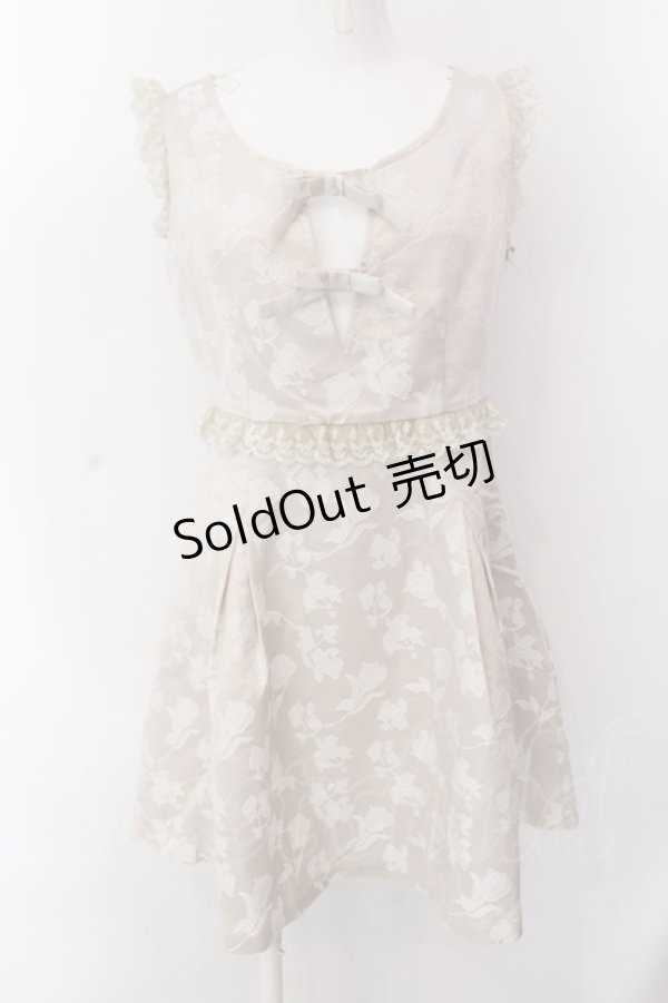 画像1: Swankiss / HS european ribbon O/P  ベージュ O-25-02-24-083-CA-OP-IG-ZT337 (1)