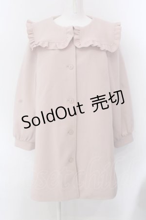 画像: merry jenny / Aラインセーラーコート  ピンク O-25-02-24-085-LO-CO-IG-ZT-C039