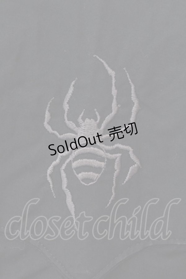 画像5: BPN / スパイダー刺繍蝙蝠襟ブラウス M ブラック O-25-02-24-094-GO-BL-IG-OS (5)