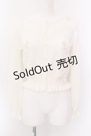 画像: LIZ LISA / レースアップカーディガン  オフシロ O-25-02-24-011-LO-TO-OW-OS