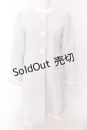 画像: LODISPOTTO / フローラボタンノーカラーコート S サックス O-25-02-24-015-LO-JA-OW-OS