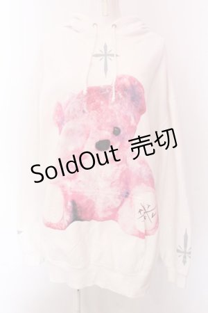 画像: TRAVAS TOKYO / FURRY BEARプルオーバーパーカー F ホワイト O-25-02-24-016-PU-TO-YM-OS
