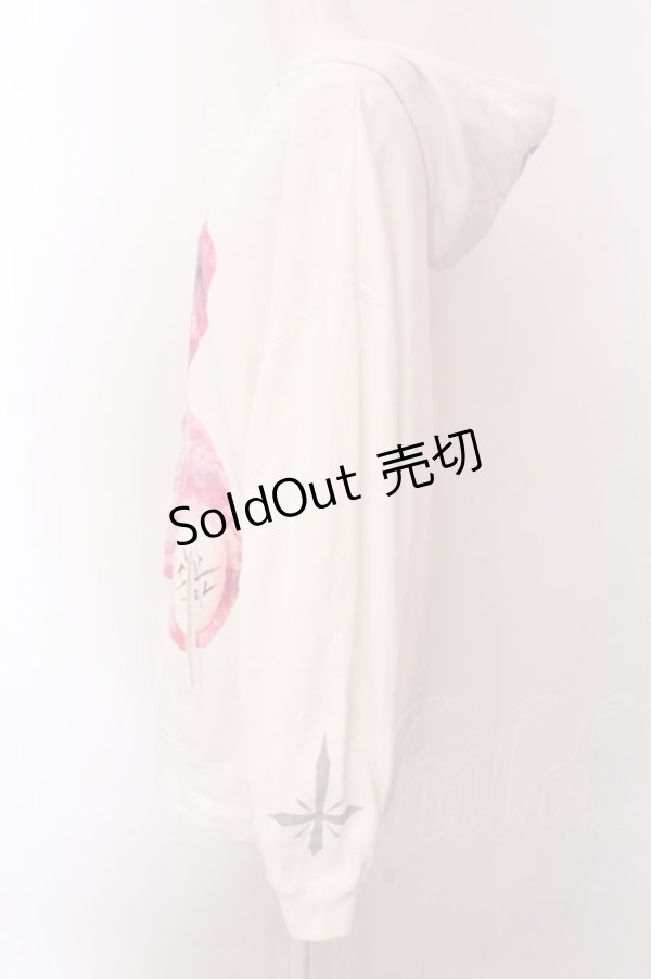 画像2: TRAVAS TOKYO / FURRY BEARプルオーバーパーカー F ホワイト O-25-02-24-016-PU-TO-YM-OS (2)