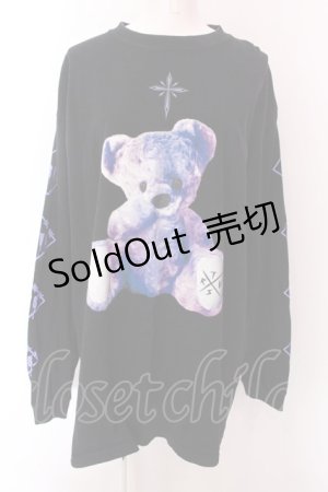 画像: TRAVAS TOKYO / furryFurry bear L/S カットソー F ブラック O-25-02-24-019-PU-TO-YM-OS