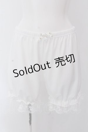 画像: m petit by misako / NINA'S コラボドロワーズ L~LL ホワイト O-25-02-25-001-LO-PA-IG-OS