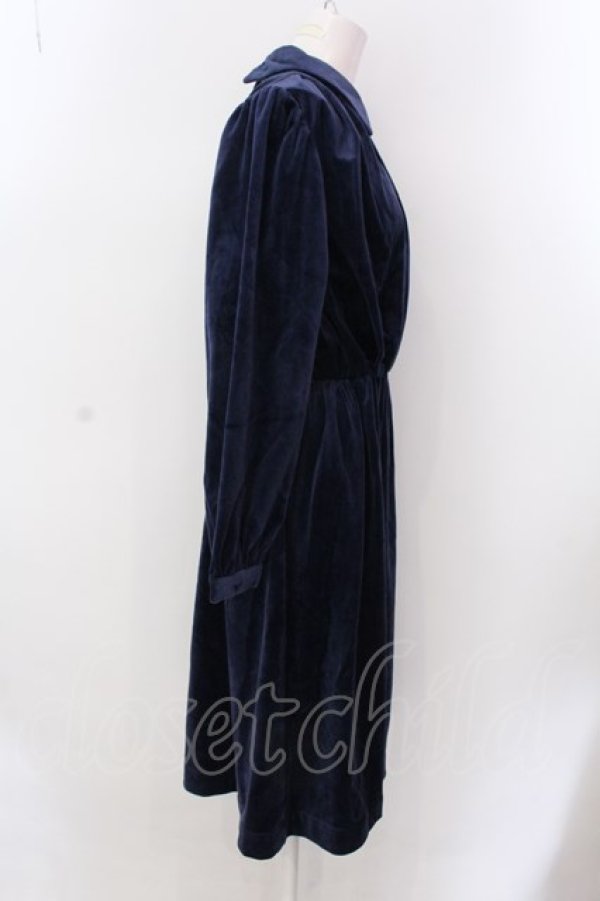 画像2: LEBECCA boutique / どこかで見た気のワンピース F ネイビー O-25-02-25-033-EL-OP-OW-ZT201 (2)