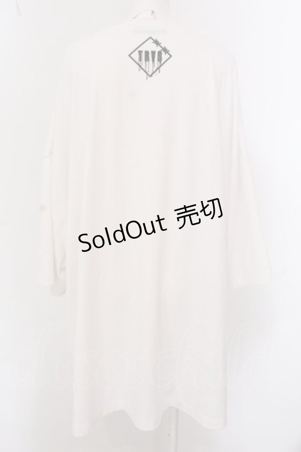 画像3: TRAVAS TOKYO / Plush bunny zombie ビッグTシャツ F ホワイト O-25-02-25-038-PU-TO-OW-OS (3)