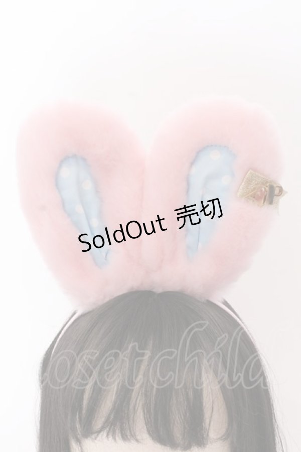 画像2: Angelic Pretty / Dolls CollectionリリカルバニーカチューシャSet 王冠欠品  ピンク O-25-05-29-1019-AP-AC-IG-ZT394-F005 (2)