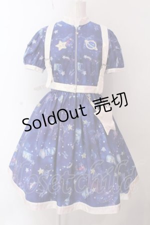 画像: Angelic Pretty / Galaxy Cocktailワンピース  ネイビー O-25-02-25-006-AP-OP-IG-OS
